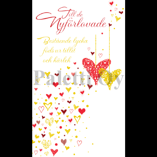 2-osainen kihlajaiset ruotsinkielinen