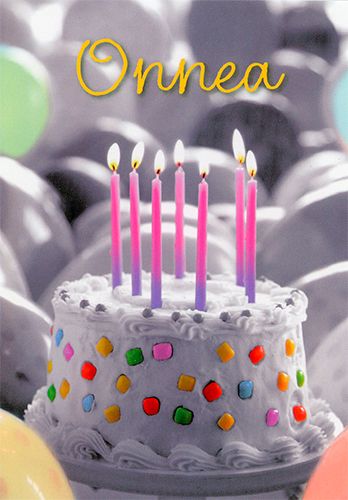 Postikortti syntymäpäivä Hallmark