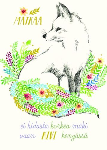 Postikortti ajatelma