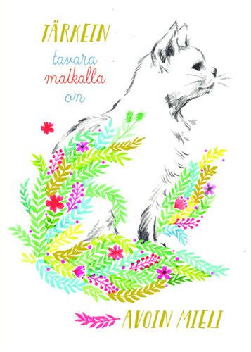 Postikortti ajatelma