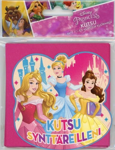 Kutsukortti Disney Princess