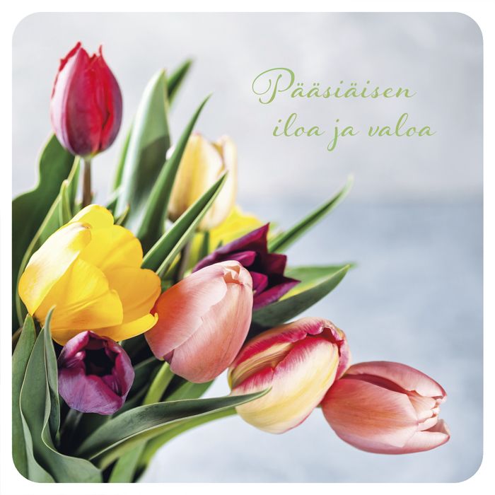 Pääsiäiskortti neliö