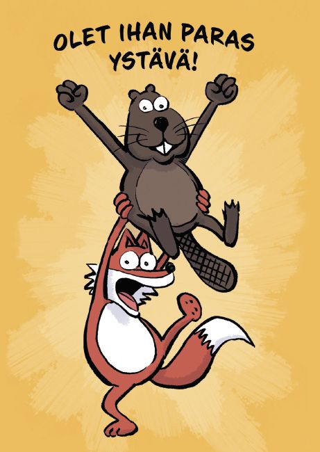 Postikortti hupi KamalaLuonto