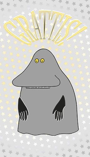 2-osainen Muumikortti Ruotsinkielinen