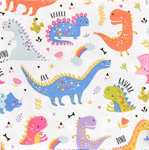 Lautasliina 33cm dinosaurus 20 kpl