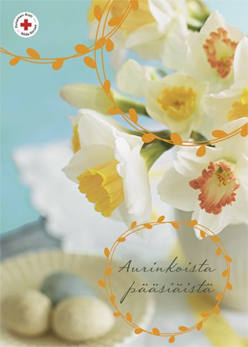 Pääsiäiskortti Suomen Punainen Risti