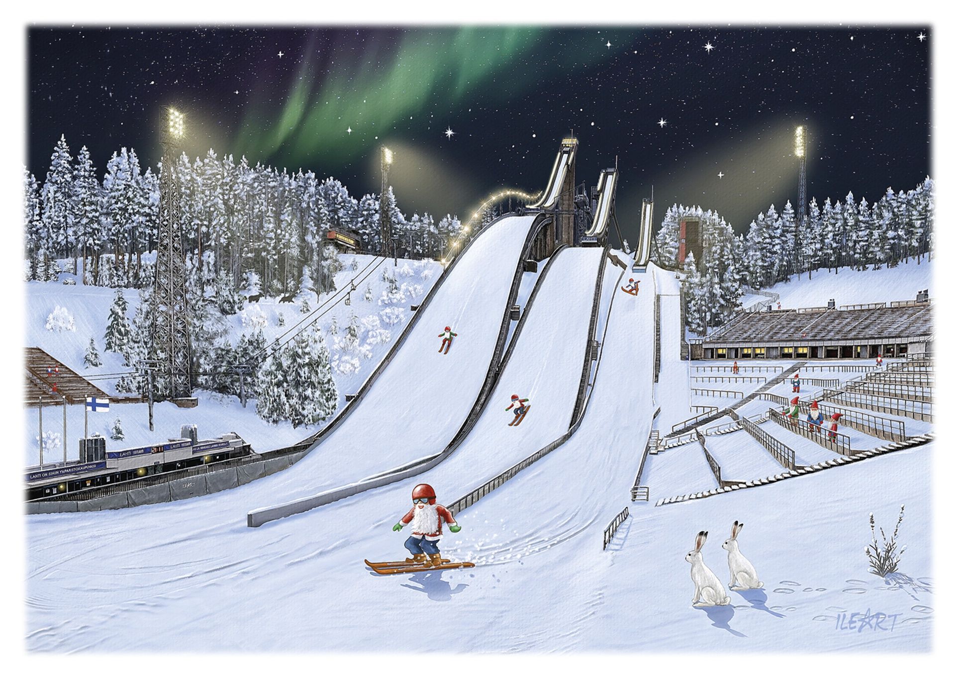 Joulukortti Ileart Lahti