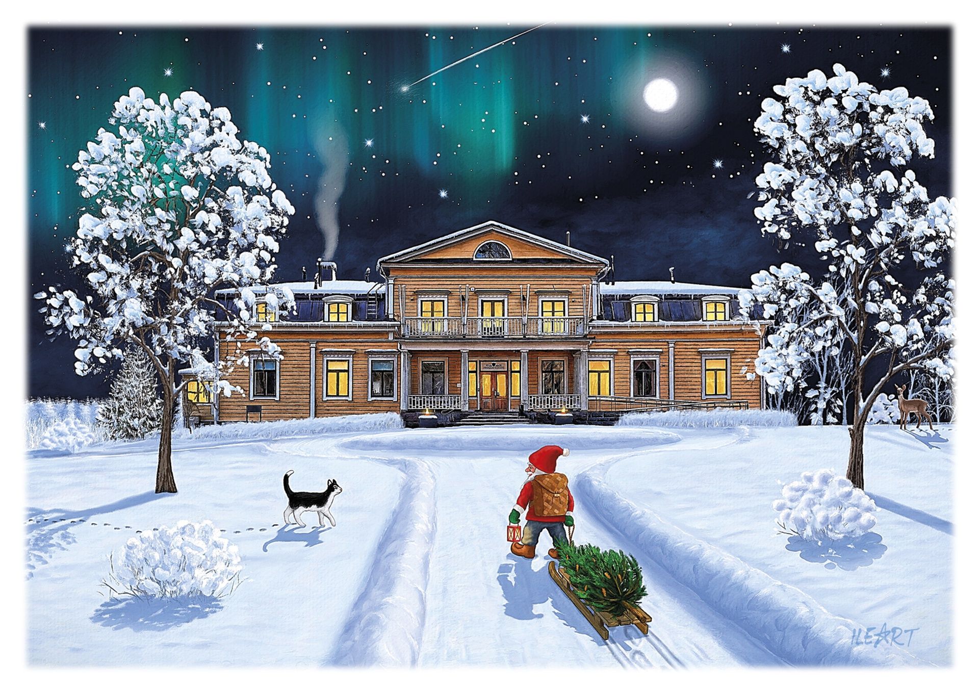Joulukortti Ileart Lahti