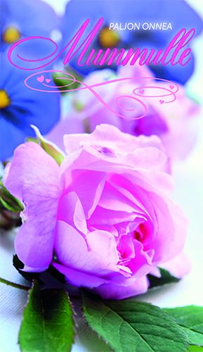 2-osainen äitienpäiväkortti Mummu