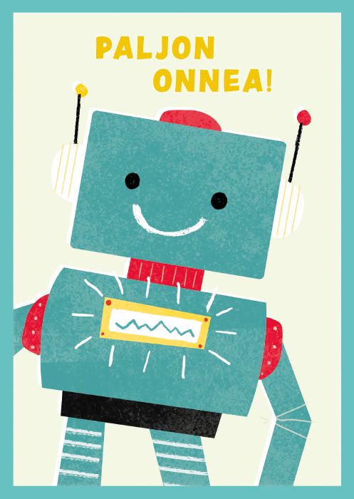 Postikortti lasten onnittelu