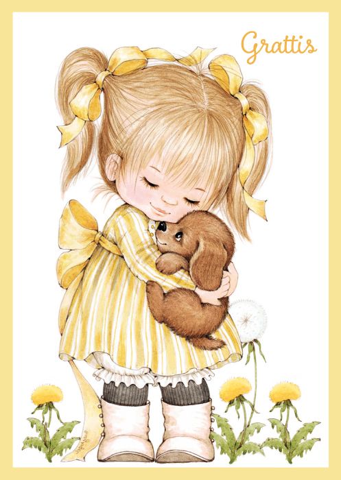 Postikortti lasten onnittelu ruotsinkielinen