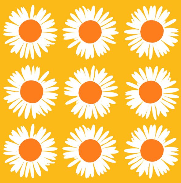 AURINGONKUKKA orange yellow 33cm