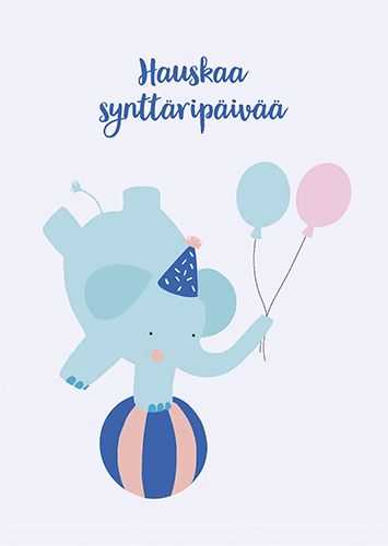 Postikortti lasten onnittelu Iisa Nuorttila