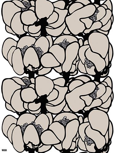 Juliste 60x80cm Vallila Makeba beige