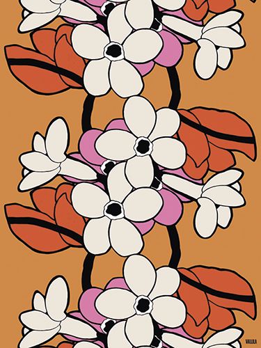 Juliste 60x80cm Vallila Kukkatarha