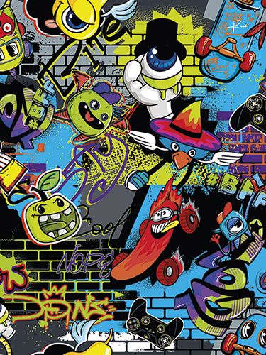 Juliste 30x40cm graffiti