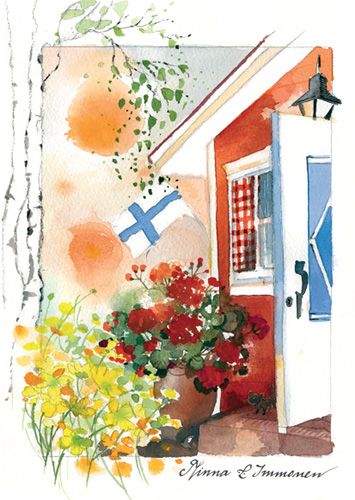 Postikortti Minna Immonen