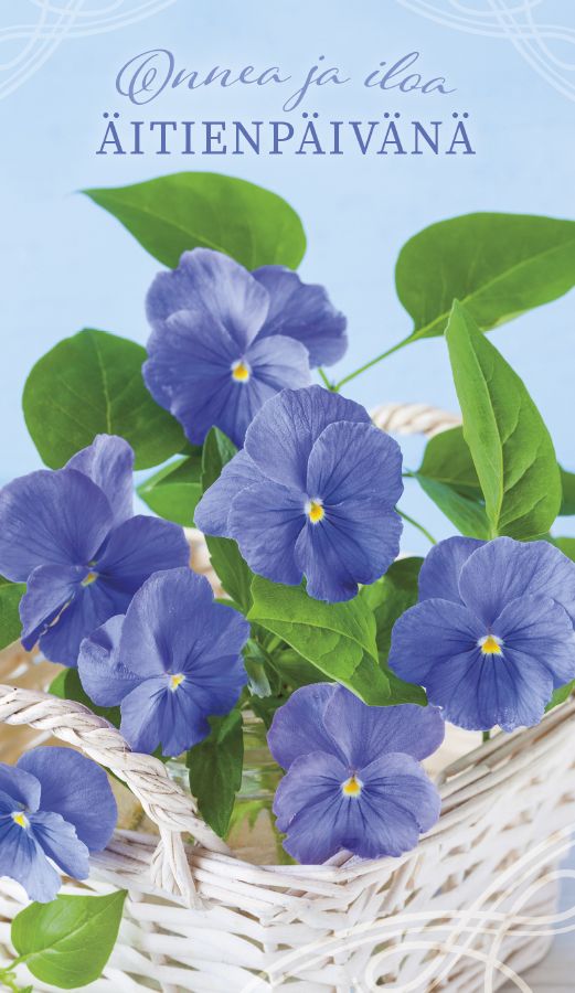 2-osainen äitienpäiväkortti