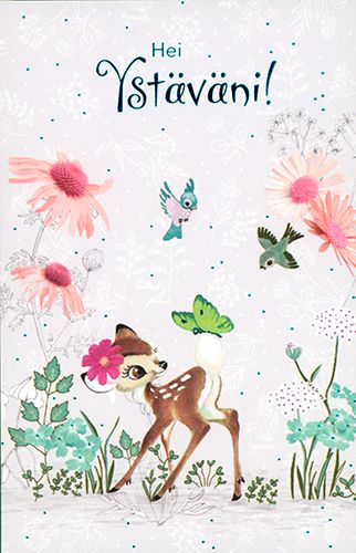 2-osainen kortti Disney