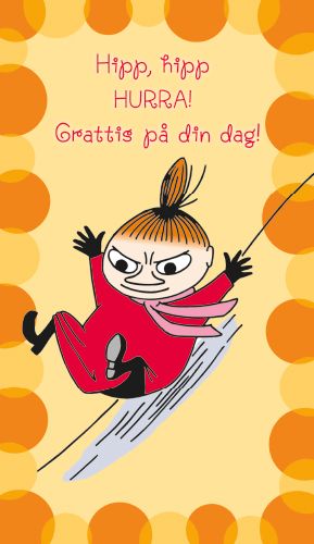 2-osainen Muumikortti Ruotsinkielinen