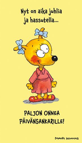 2-osainen kortti Mauri Kunnas