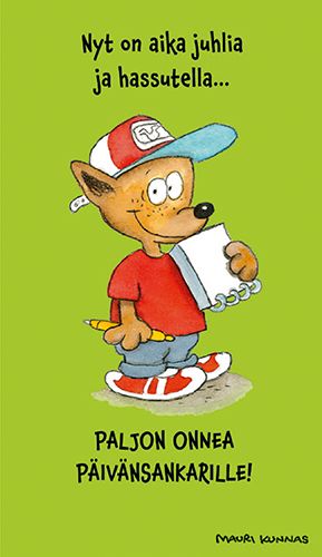 2-osainen kortti Mauri Kunnas