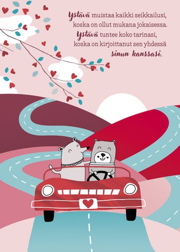 Ystävänpäiväkortti Hallmark