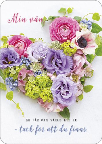 Ystävänpäiväkortti ruotsinkielinen Ilona Pietiläinen