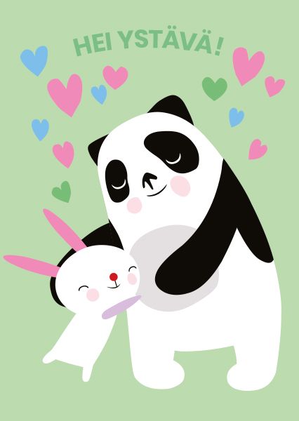 Postikortti lastenkortti