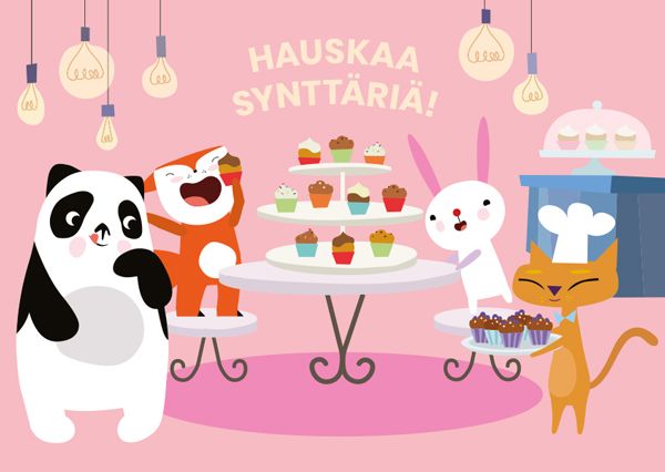 Postikortti lastenkortti