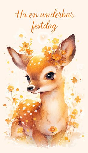 2-osainen lastenkortti ruotsinkielinen