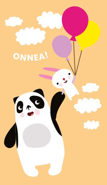 2-osainen lastenkortti