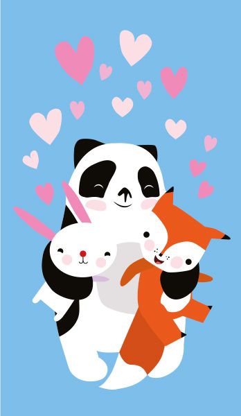 2-osainen lastenkortti