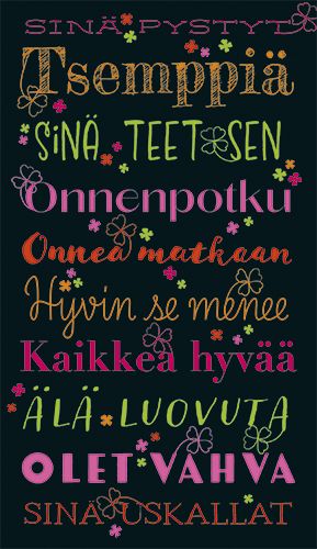 2-osainen tsemppikortti