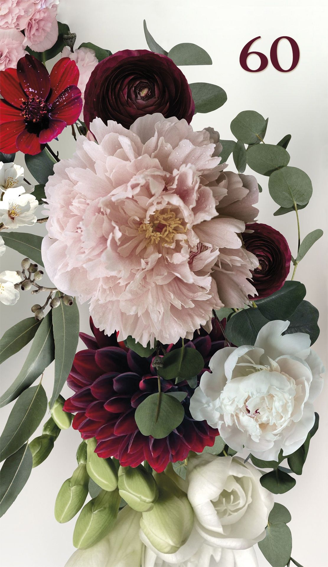 2-os onnittelukortti 60v ruotsinkielinen