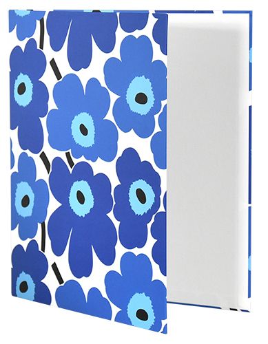 Rengaskansio 4 cm Marimekko Unikko sininen