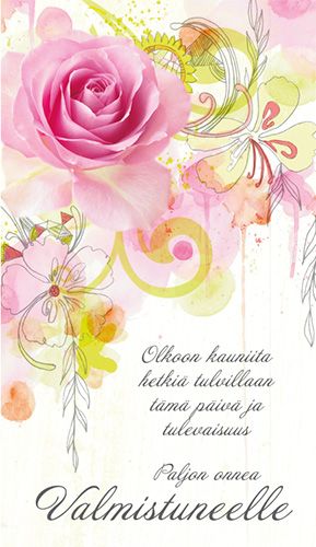 2-osainen valmistujaiskortti