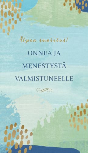 2-osainen kortti valmistunut