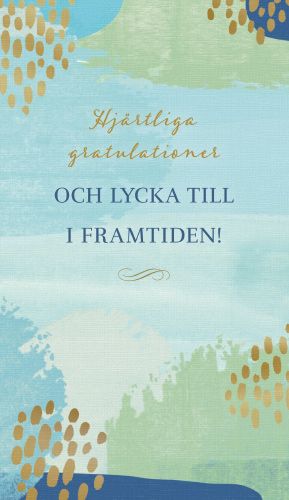 2-osainen kortti valmistunut ruotsinkielinen