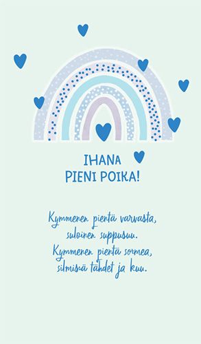 2-osainen vauvakortti