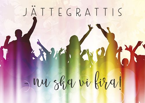 Postikortti nuorten onnittelu ruotsinkielinen