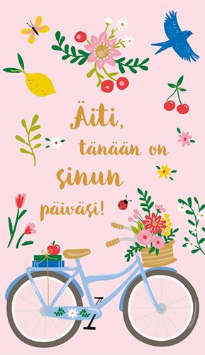 2-osainen äitienpäiväkortti Hallmark