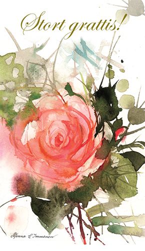 2-osainen kortti Minna Immonen ruotsinkielinen