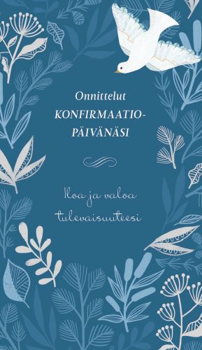 2-osainen rippikortti Hallmark