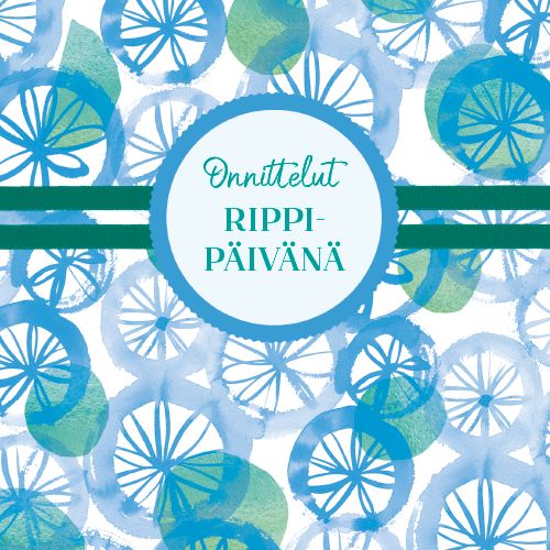 2-osainen rippikortti neliö Hallmark