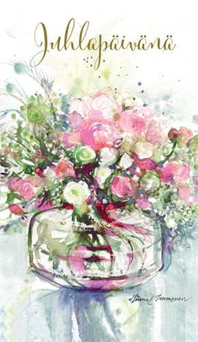 2-osainen kortti Minna Immonen