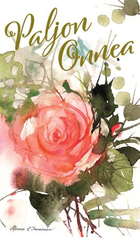 2-osainen kortti Minna Immonen