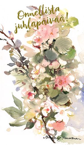 2-osainen kortti Minna Immonen