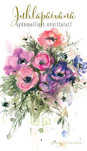 2-osainen kortti Minna Immonen