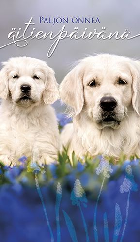 2-osainen äitienpäiväkortti